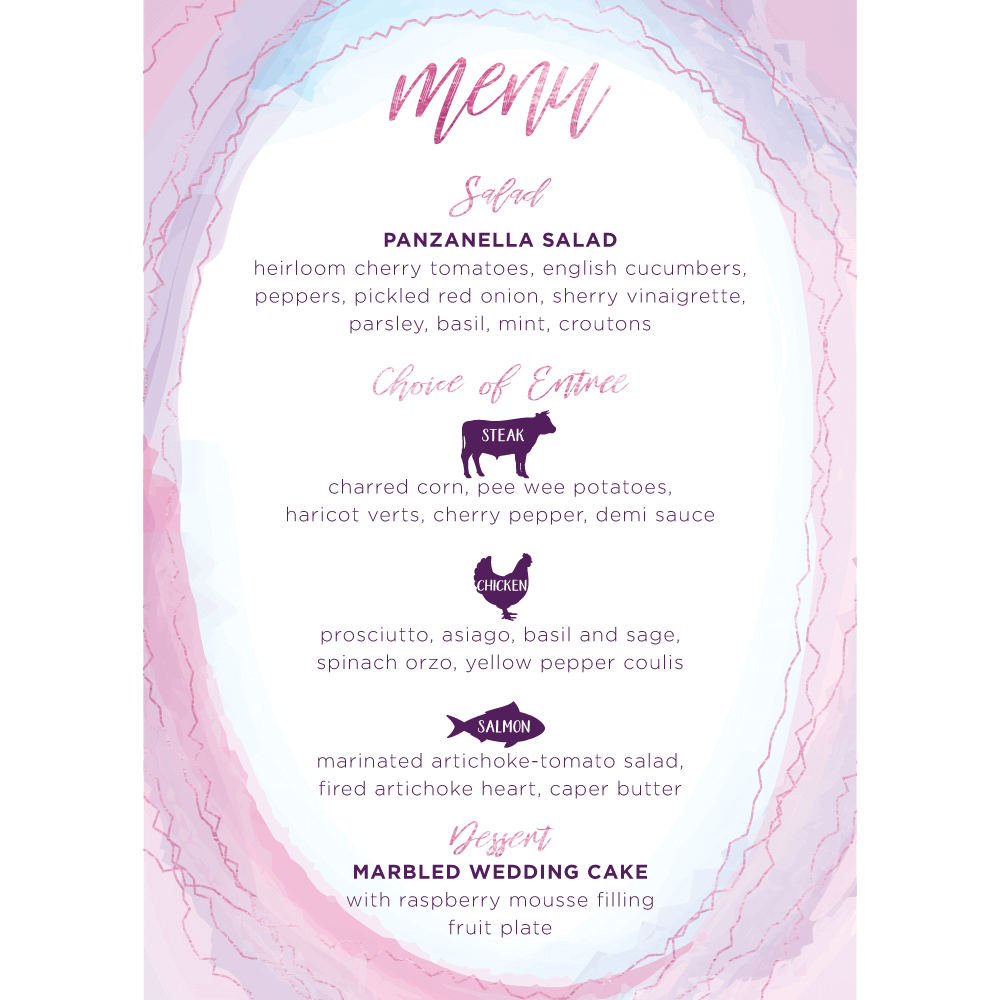 Dinner Menus
