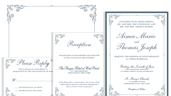 Aimee Wedding Invitation Suite