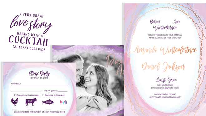 Amanda Wedding Invitation Suite