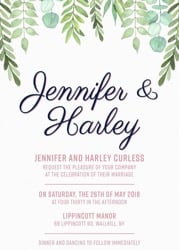 Design No. 3003 - Digital Invitation Sample